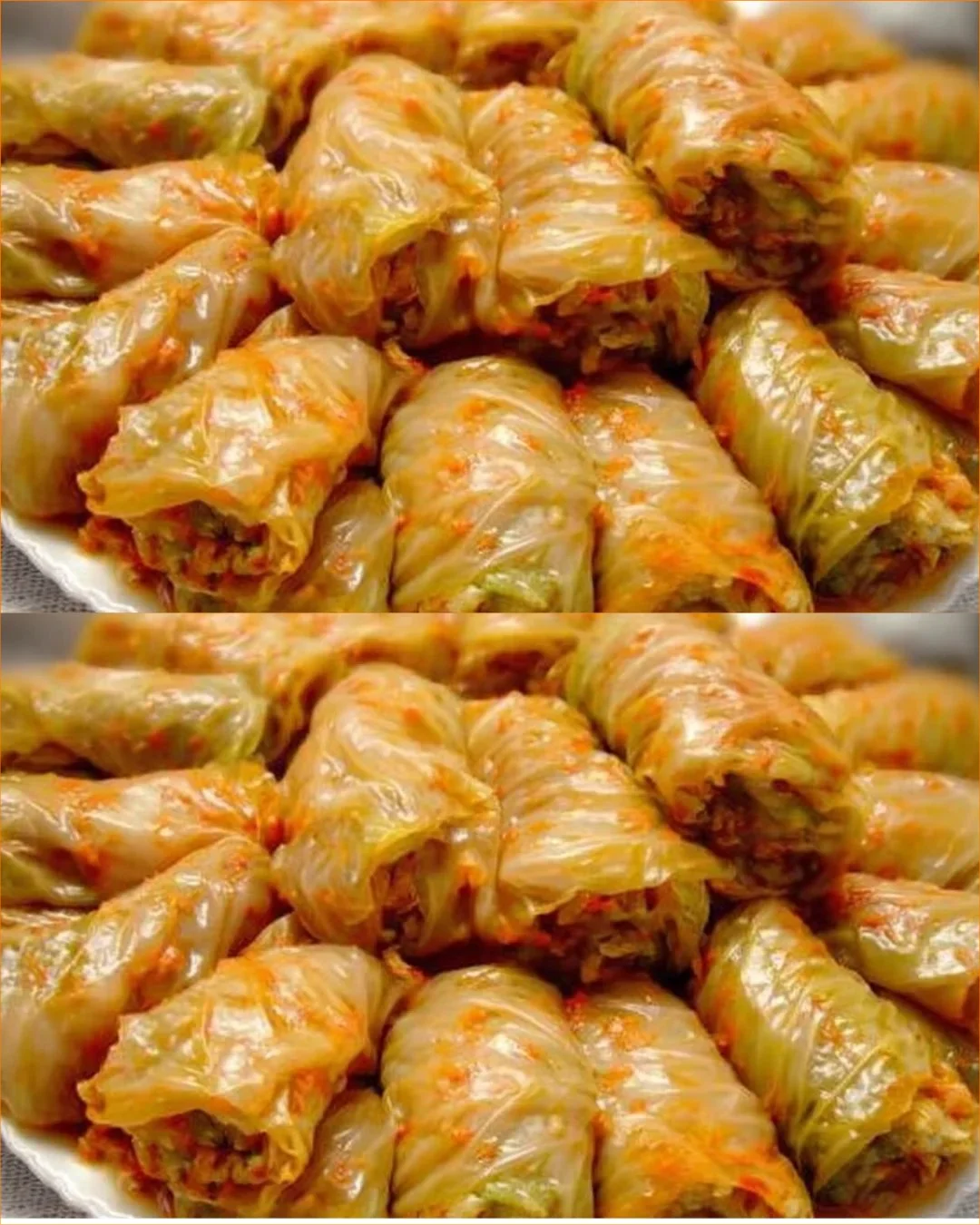 Serving of delicious homemade cabbage rolls on a plate