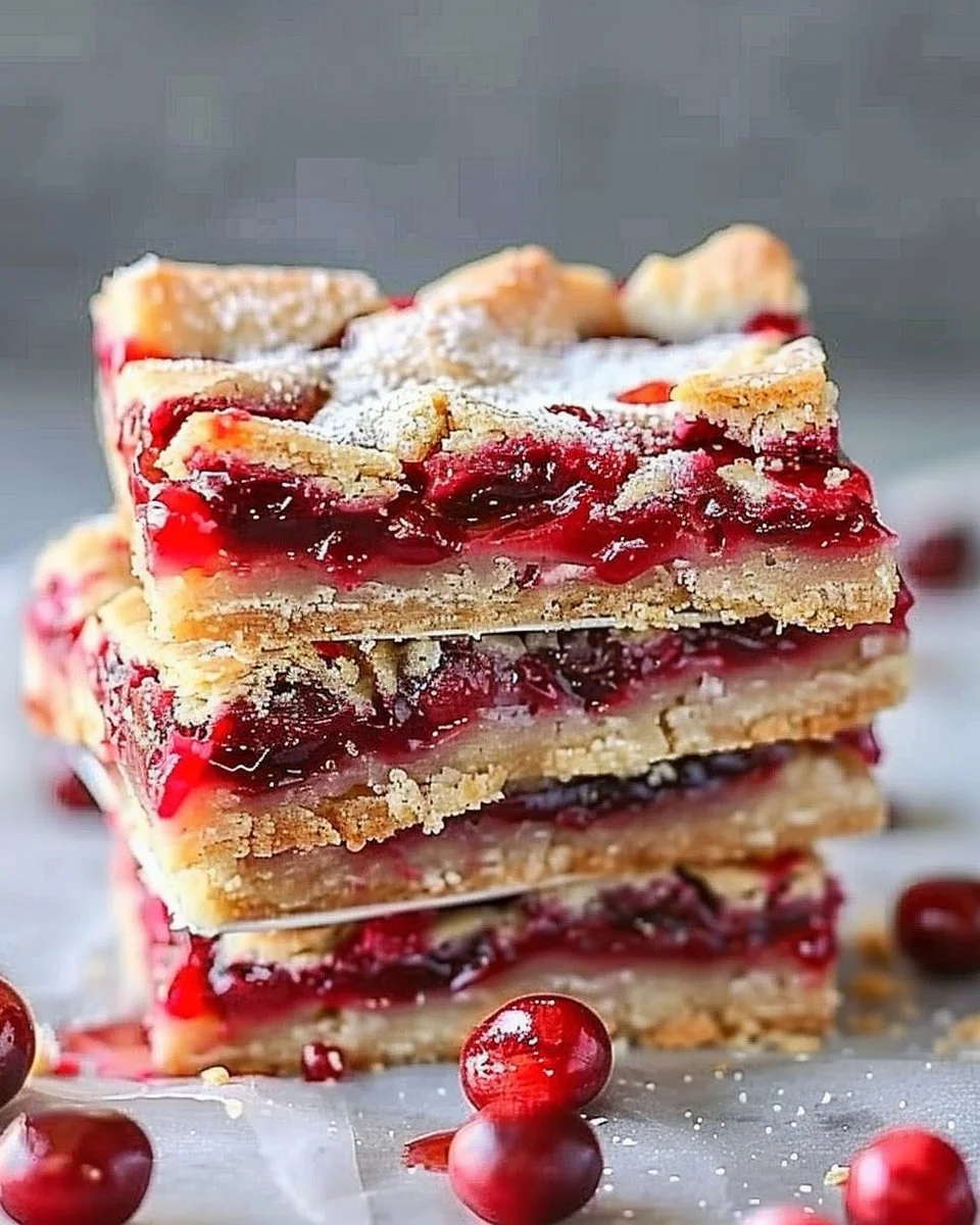 Delicious homemade Cherry Pie Bars with a golden crust and cherry filling