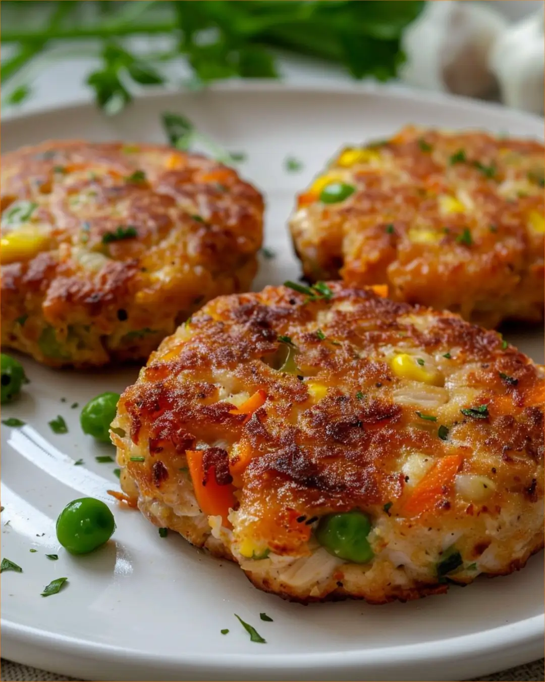 Chicken & Vegetable Patties Recipe