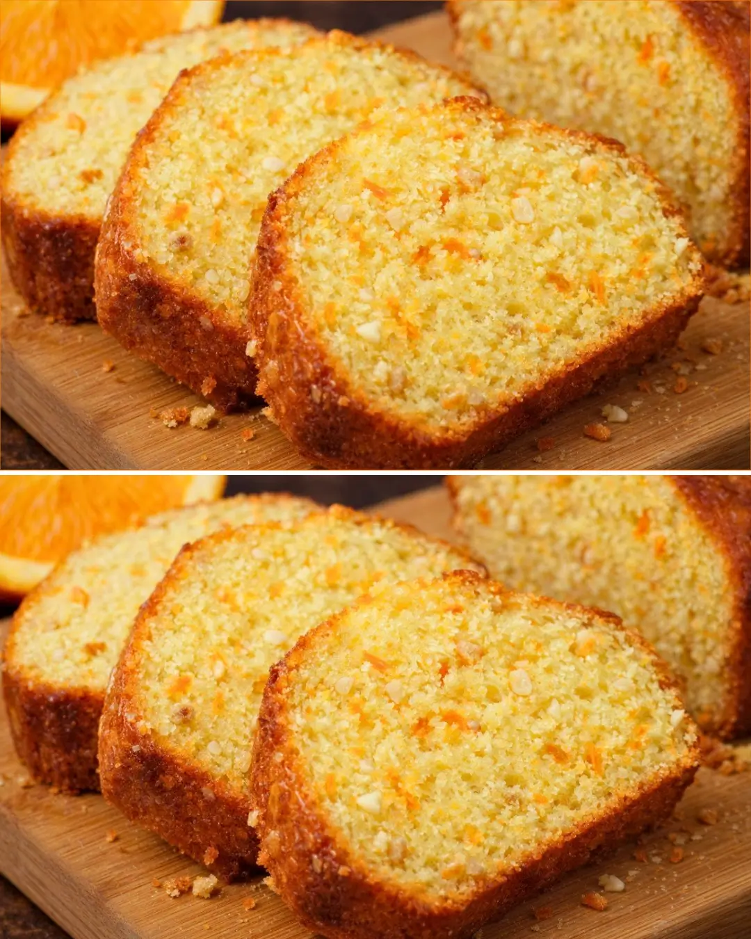 Oatmeal Orange Cake Without Flour and Sugar