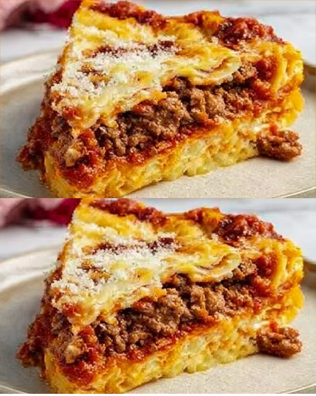 Delicious easy spaghetti pie casserole, perfect for family dinners.