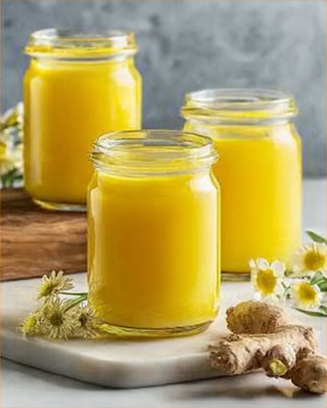 Ginger Turmeric shots for natural health benefits and energy boost