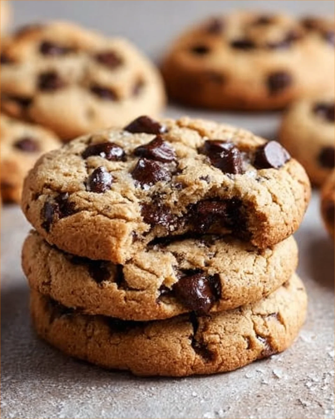 Gluten-free chocolate chip seed cookies on a plate