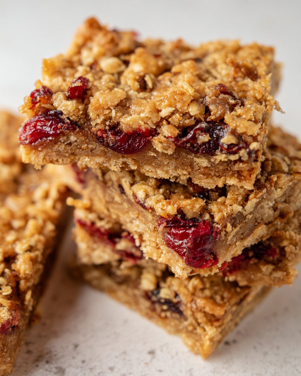 alnut Cranberry Oat Bars