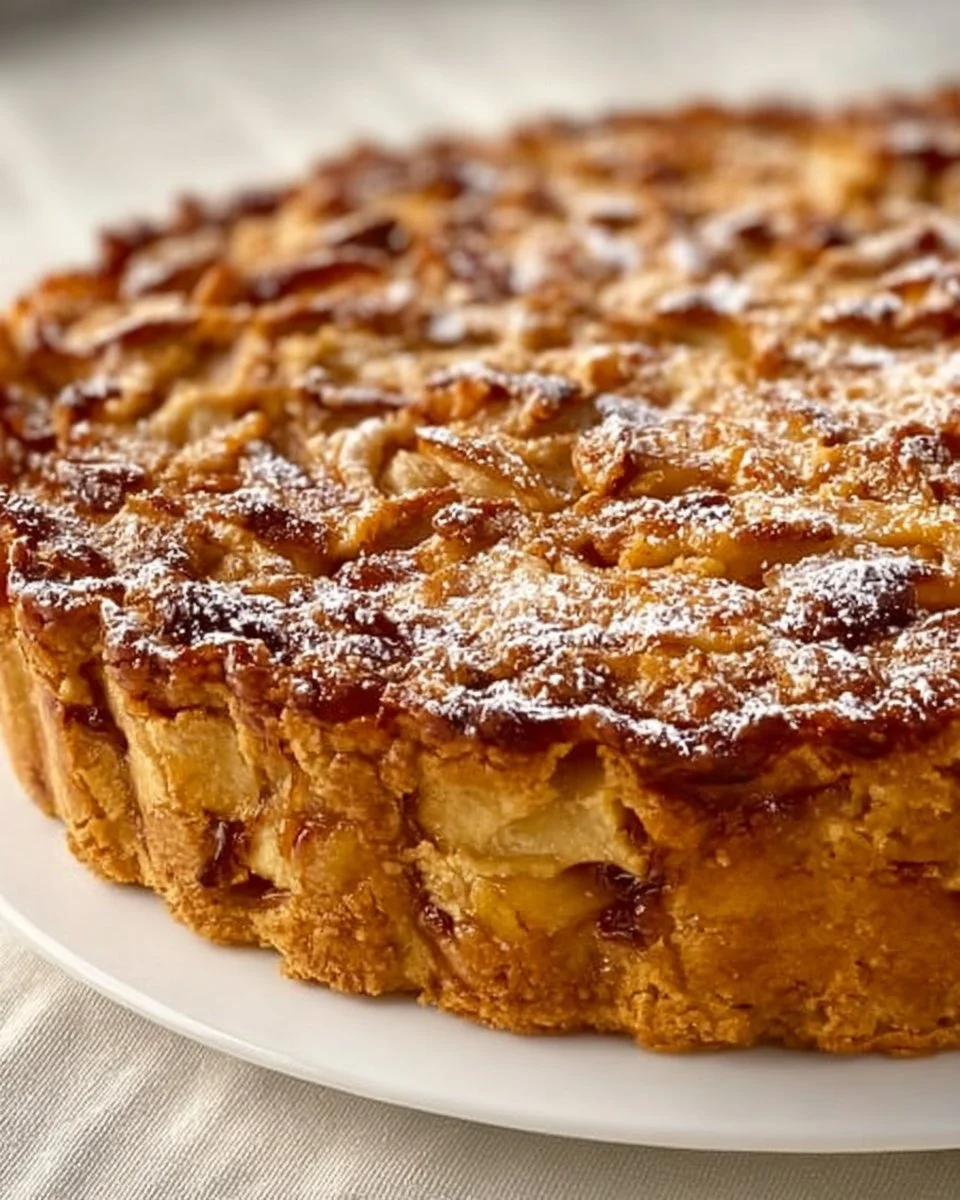 Healthy apple tart with fresh apples and a flaky crust