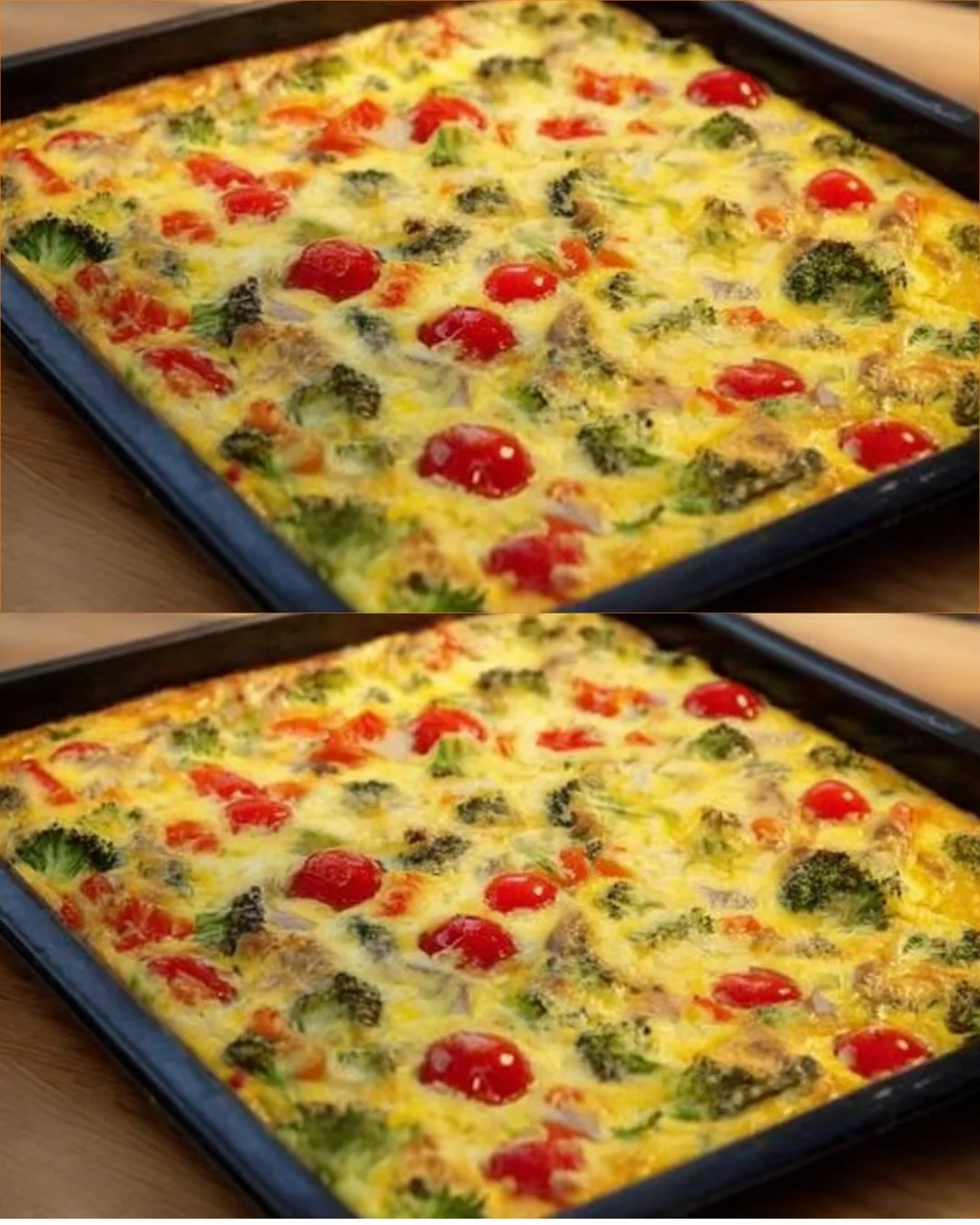 Hearty garden vegetable casserole with zucchini, broccoli, and peppers