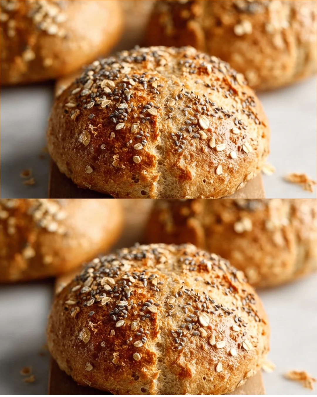 High Protein Oat Sandwich Rolls - Healthy protein-rich bread for nutritious meals.