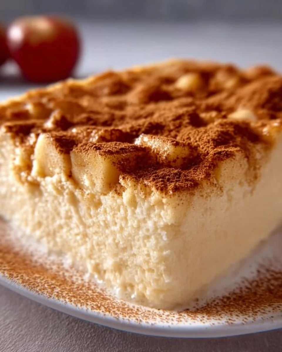 Low-calorie apple dessert featuring baked apples with cinnamon and a healthy topping