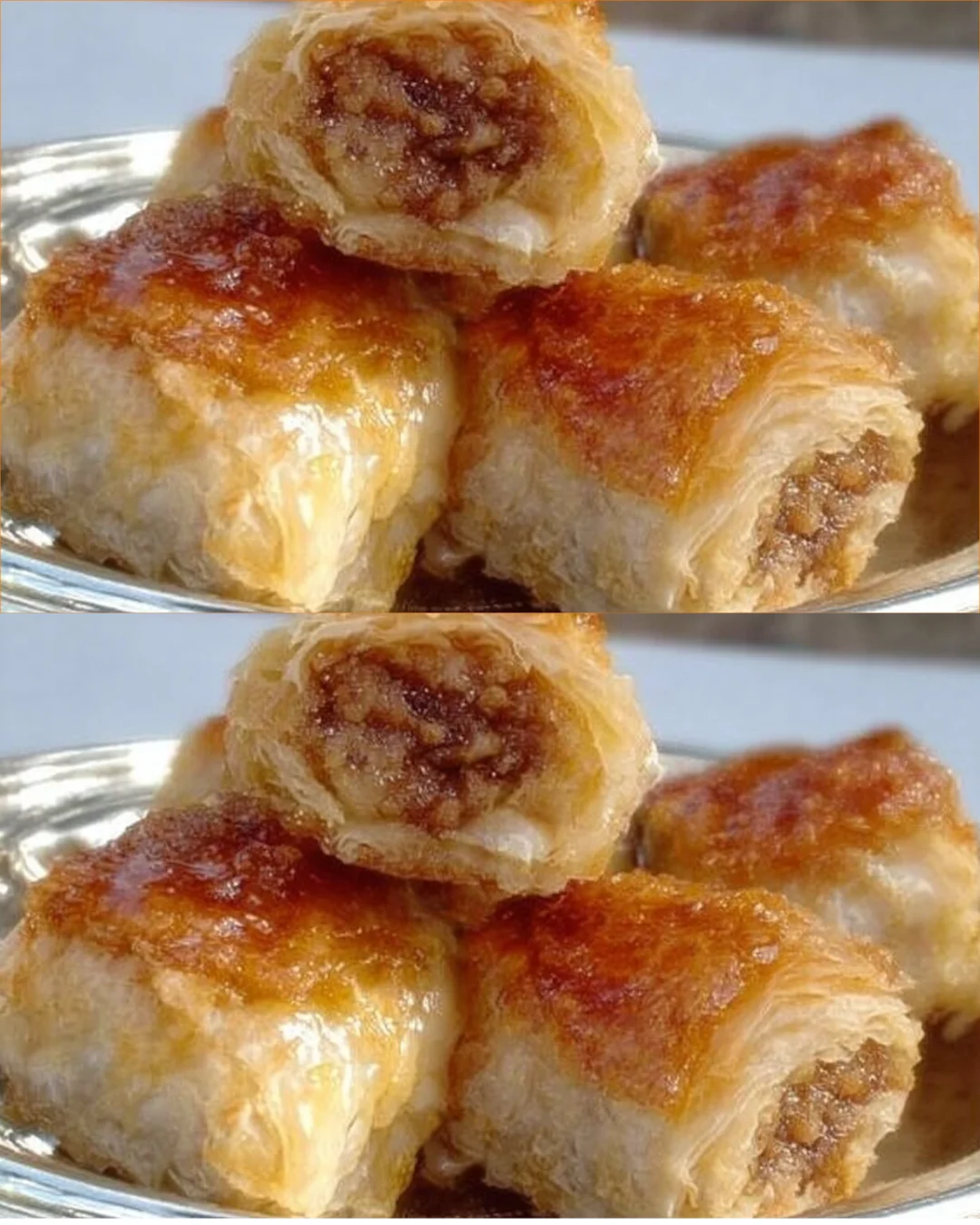 No-bake walnut halva bites styled like baklava, showcasing a delicious dessert.