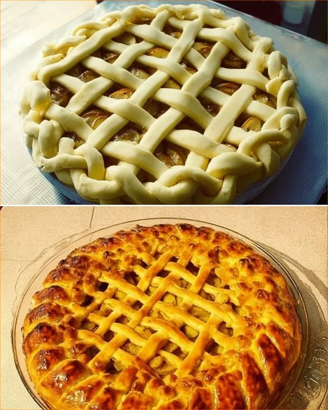 Delicious slice of unbeatable apple cake with fresh apples and spices