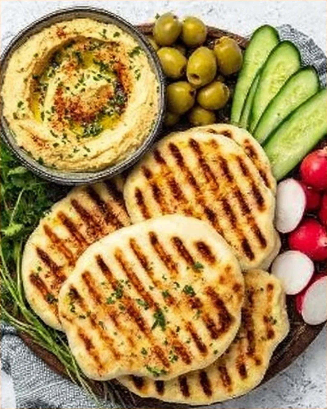 Delicious yeast-free flatbread made in 15 minutes