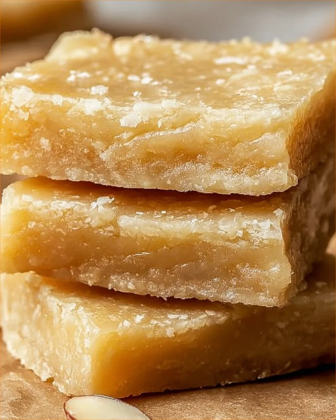 Delicious Almond Banket Bars with flaky pastry and rich almond filling