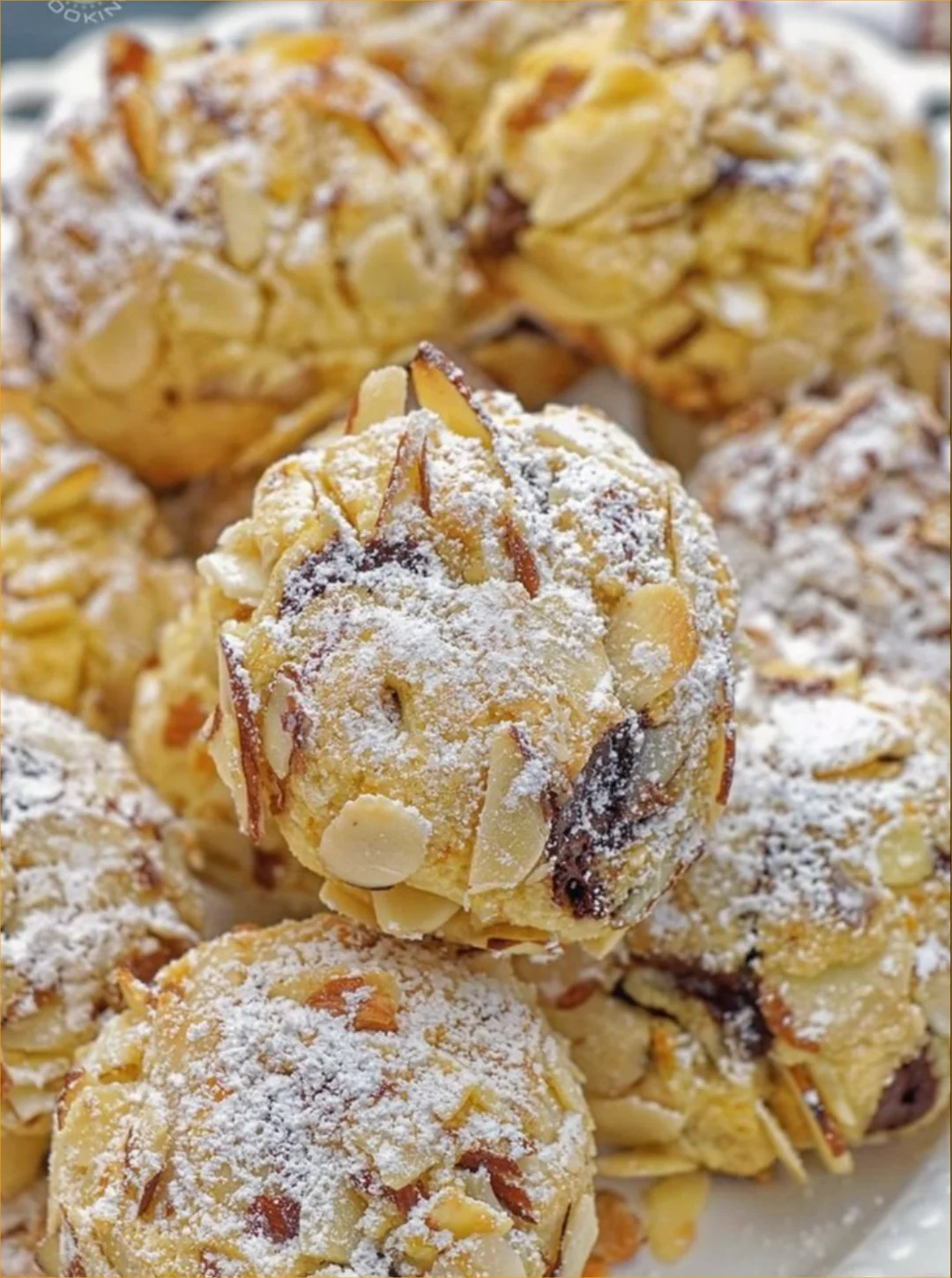 Almond Chocolate Chip Bliss dessert featuring chocolate chips and almonds
