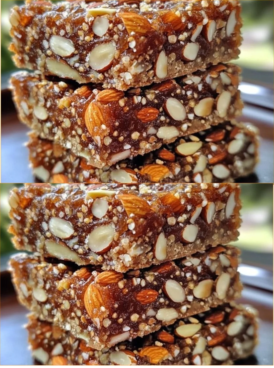 Almond Date Energy Squares for a quick and nutritious snack