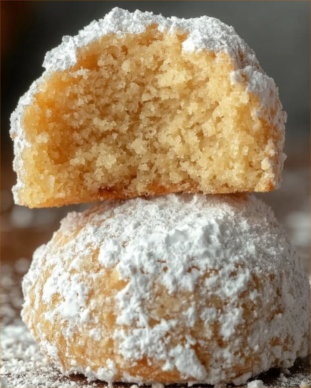 Delicious homemade Amaretti cookies with almond flavors and chewy texture