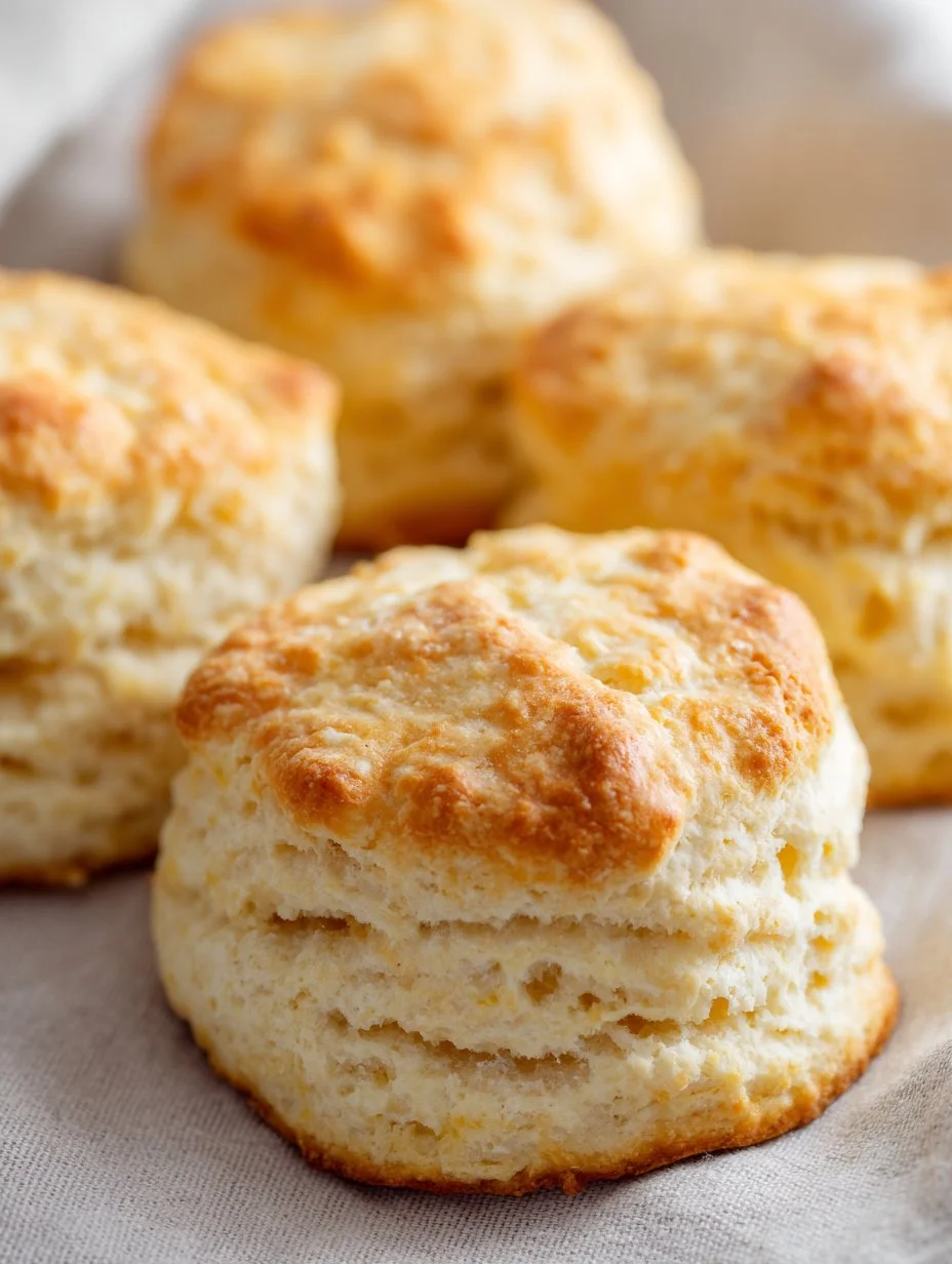Delicious butter swim biscuits served warm with melted butter