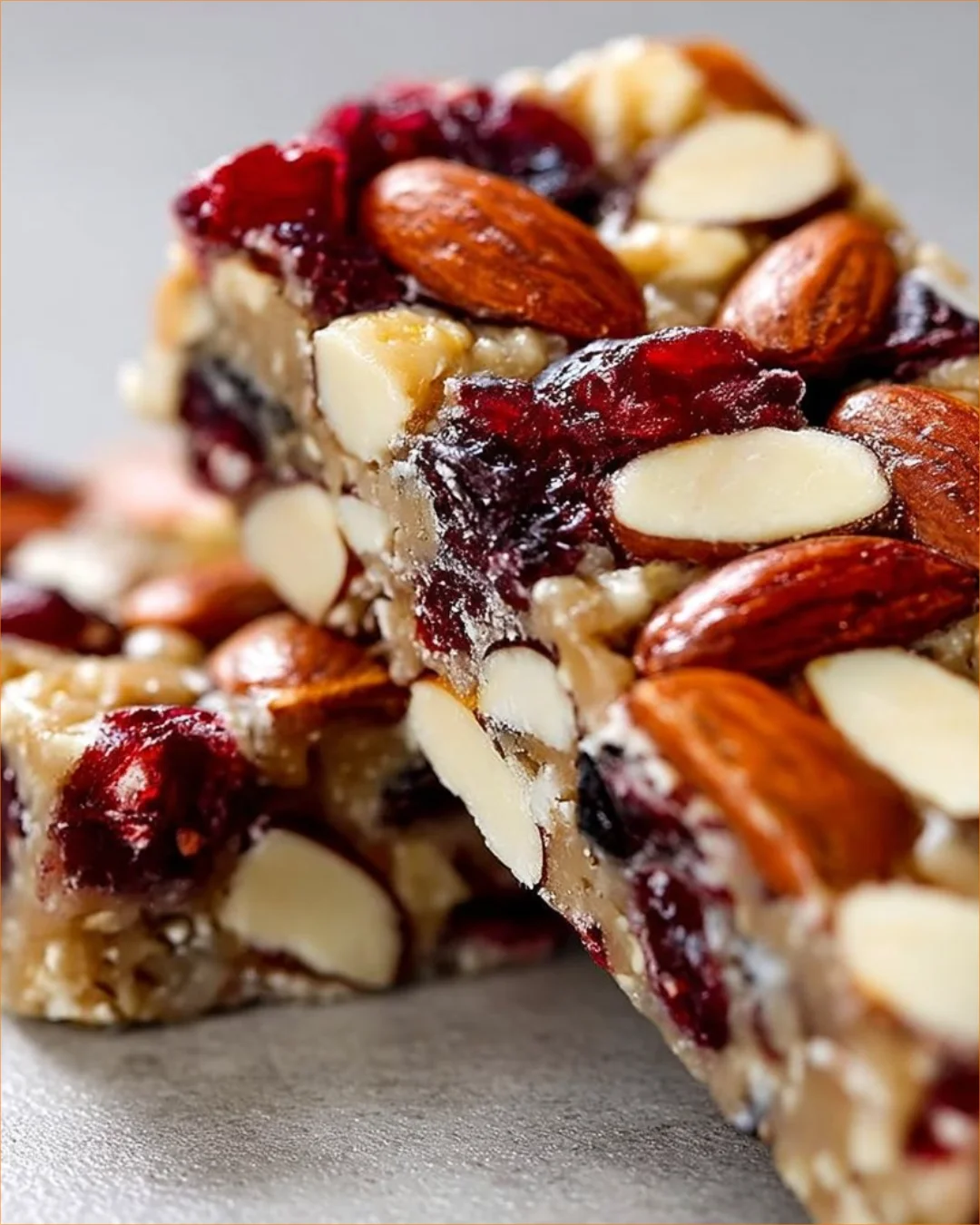 Healthy Cranberry Almond Protein Bars for a nutritious snack