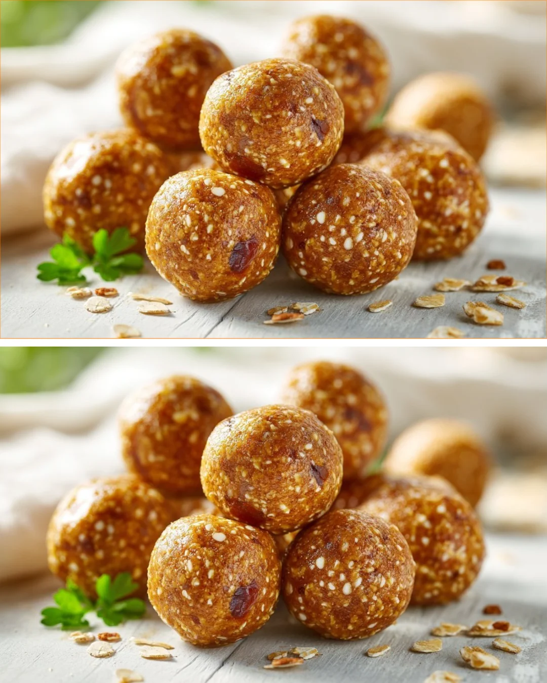 Easy Almond Butter Energy Balls recipe for a healthy snack