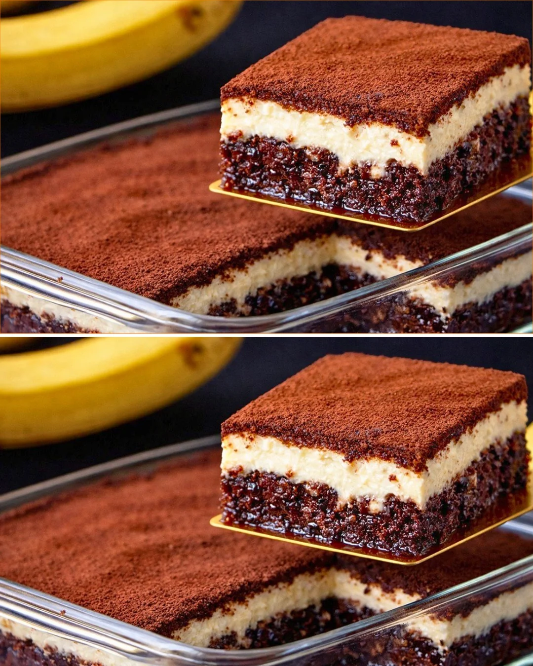 Delicious healthy tiramisu dessert without sugar served in a glass