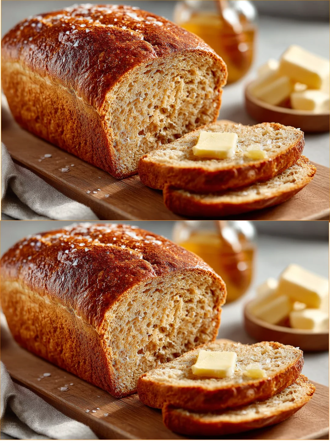 High-protein flourless bread made with nutritious ingredients