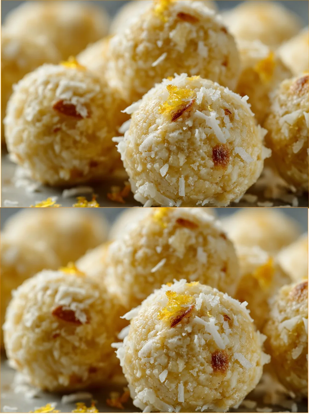 Lemon Coconut Almond Bites made with fresh ingredients for a healthy snack option.