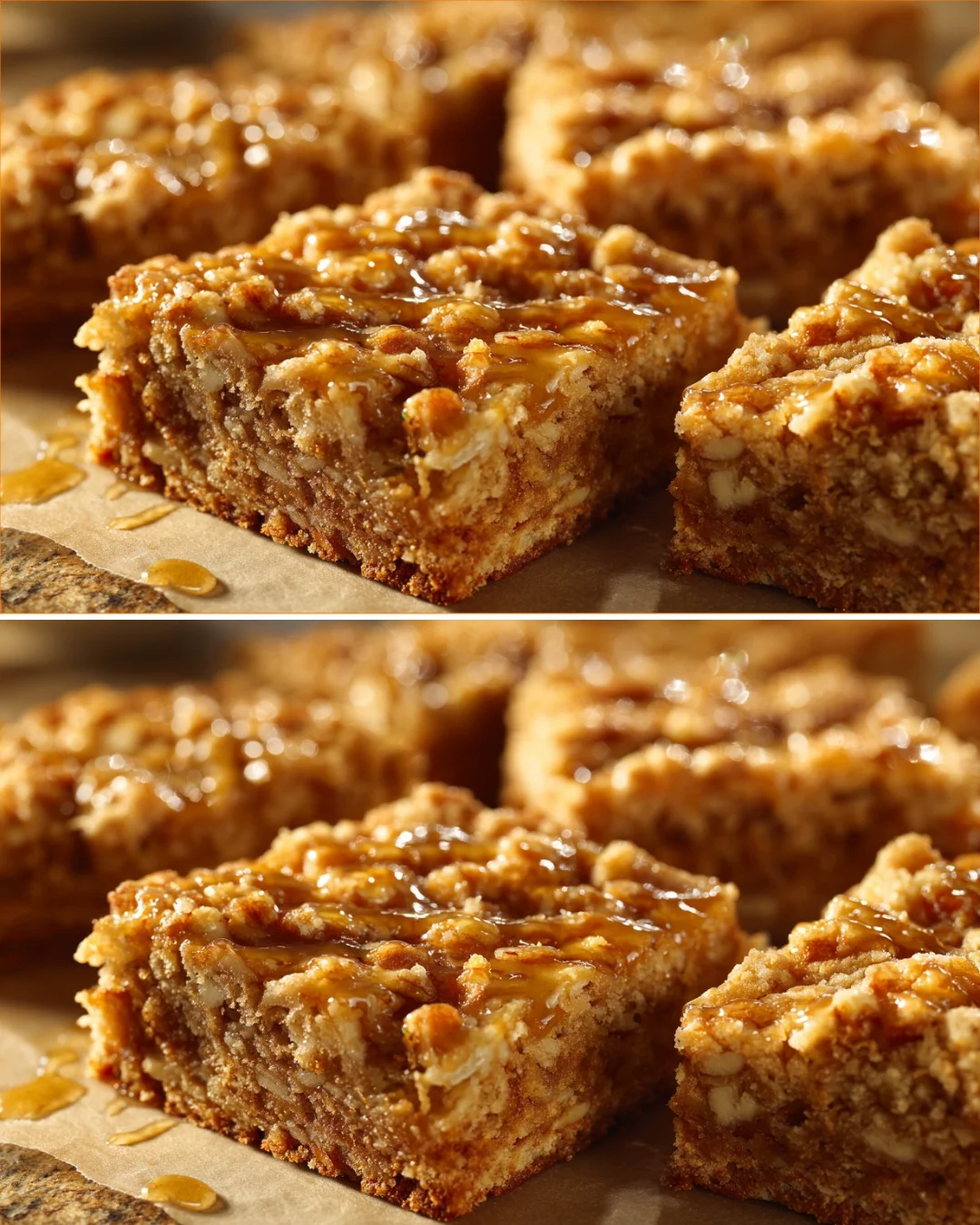 Delicious Maple Walnut Breakfast Squares served on a plate