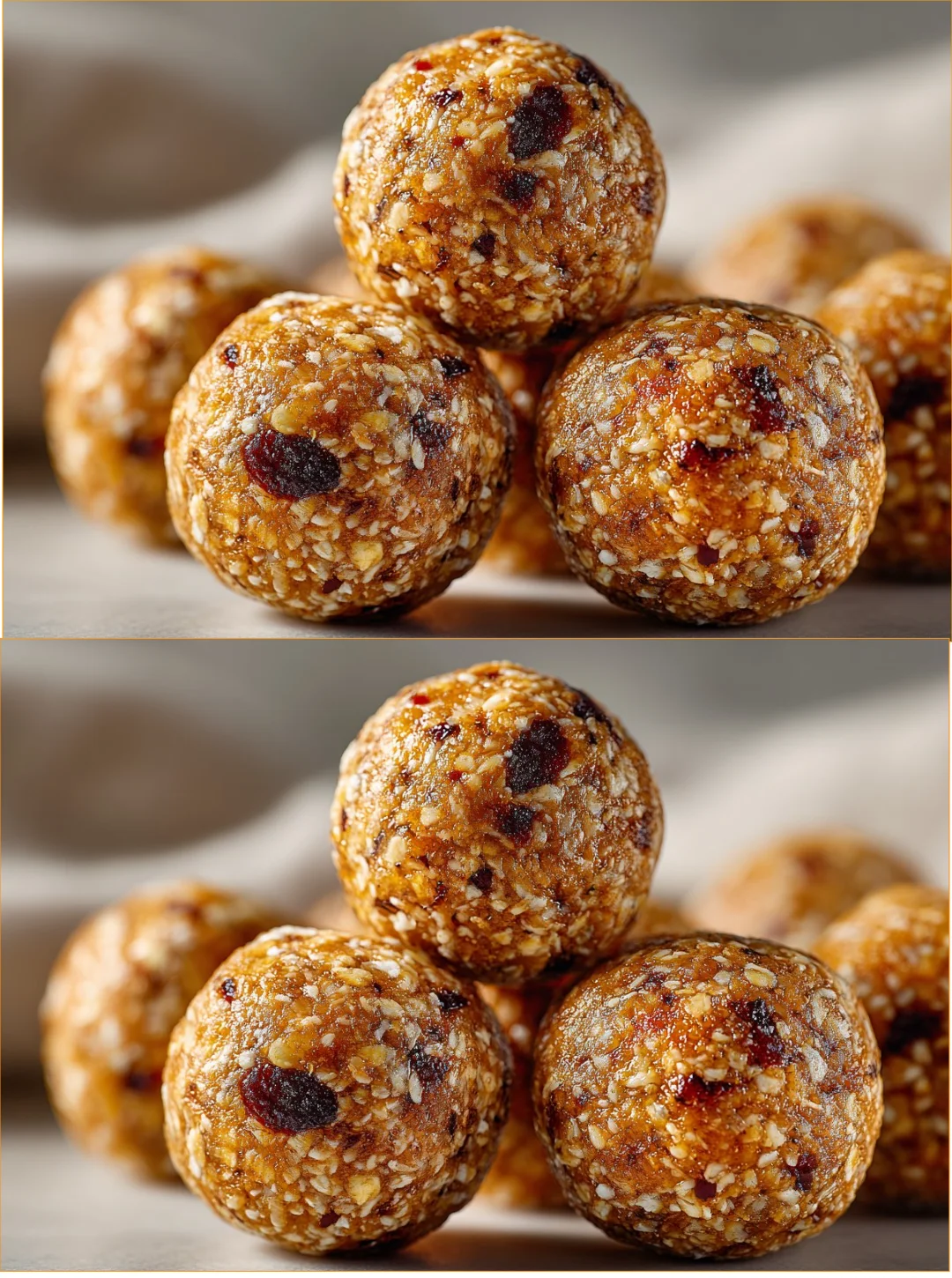 Peanut Butter Oat Energy Balls, a healthy snack packed with protein and energy.