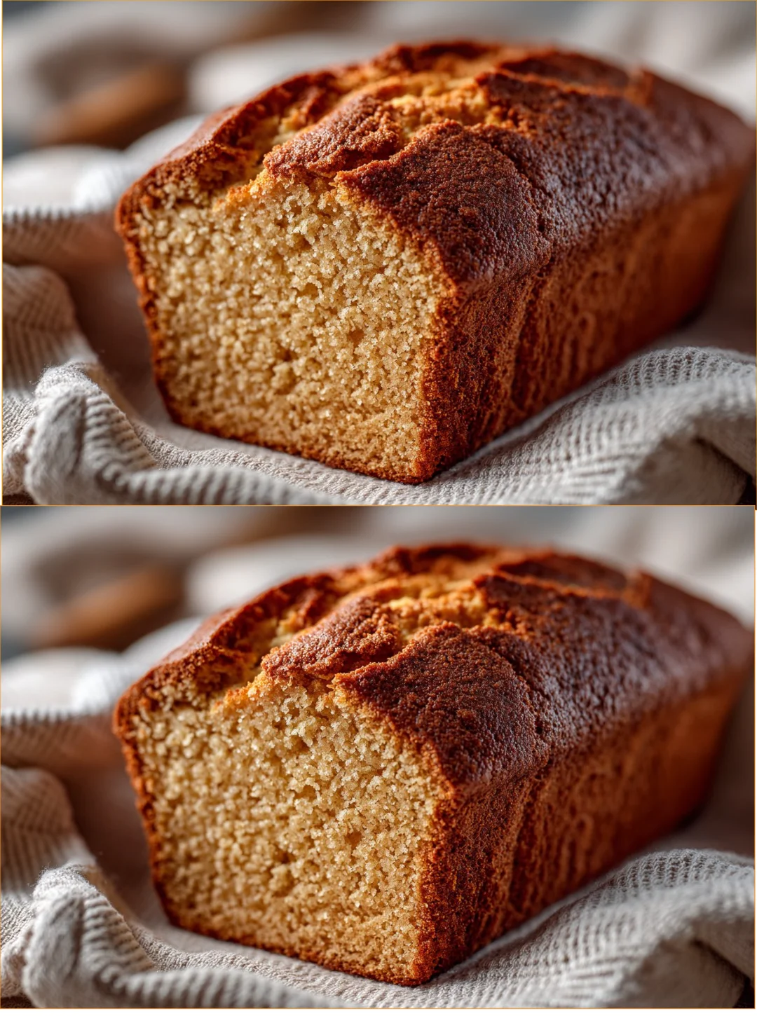 Freshly baked simple almond flour bread on a wooden cutting board.