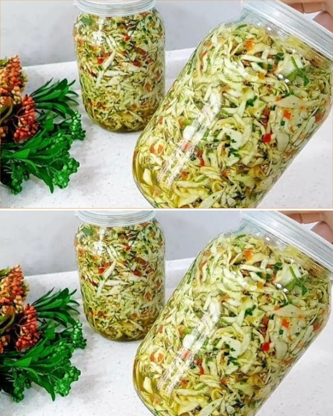 Delicious cabbage recipe prepared with fresh ingredients in a modern kitchen.