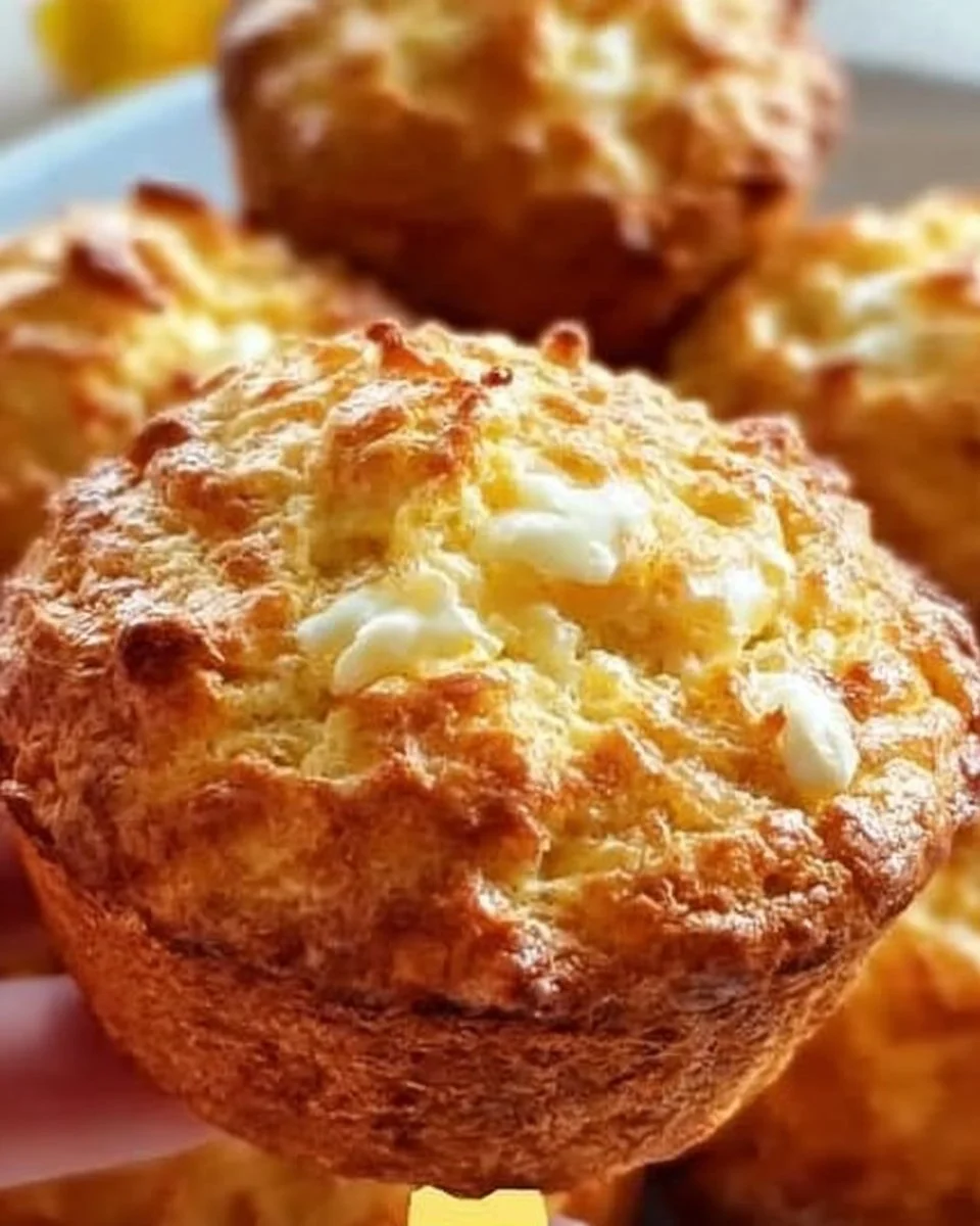 Apple cinnamon cottage cheese muffins fresh out of the oven