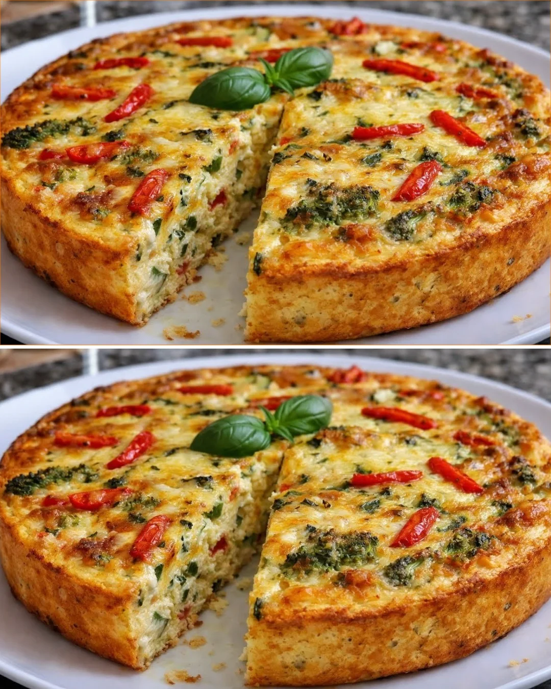 Delicious Baked Vegetable Pie with fresh vegetables and a flaky crust.