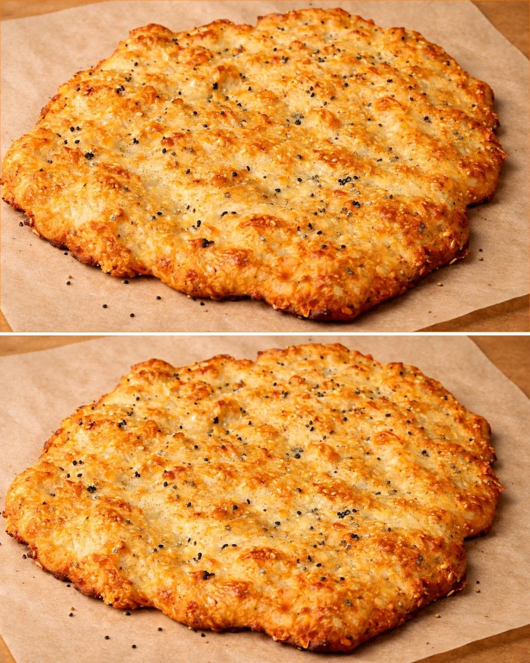 A plate of freshly baked carb-free flatbread, ideal for low-carb diets
