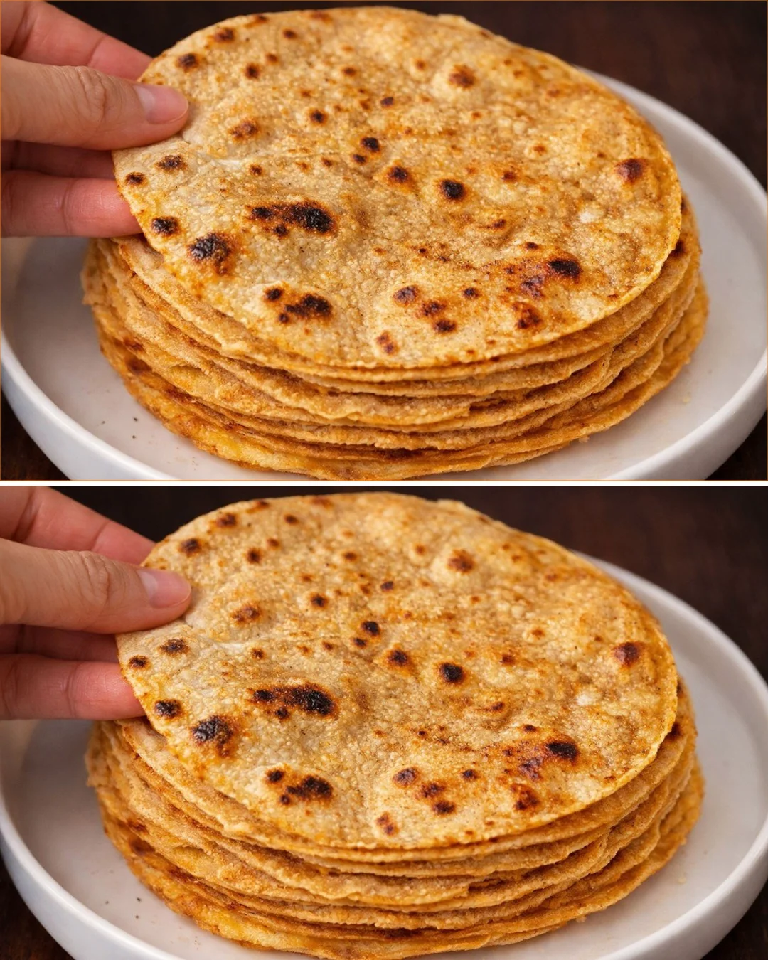 Delicious carb-free flatbreads ready to be served with toppings
