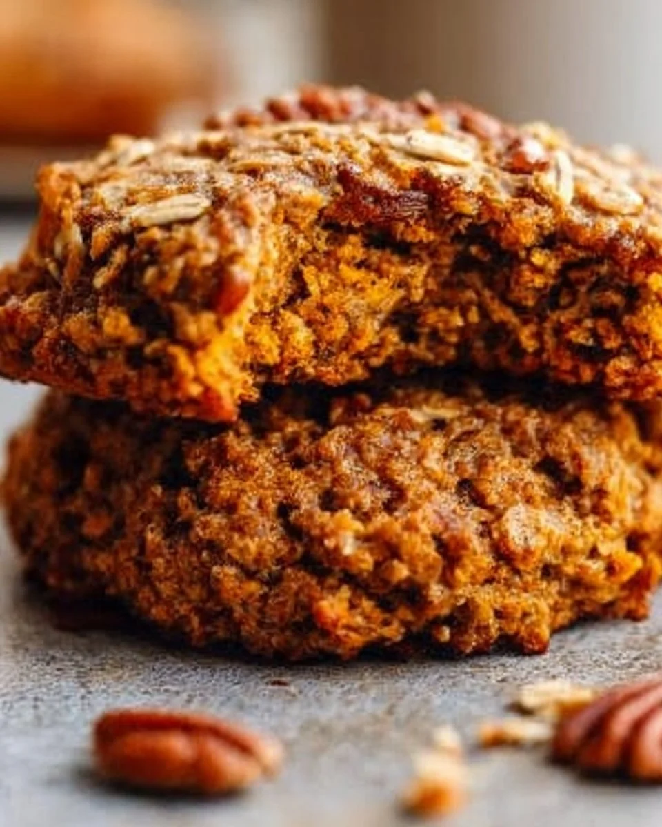 Cinnamon Sweet Potato Breakfast Cookies on a plate, ideal for a healthy breakfast.