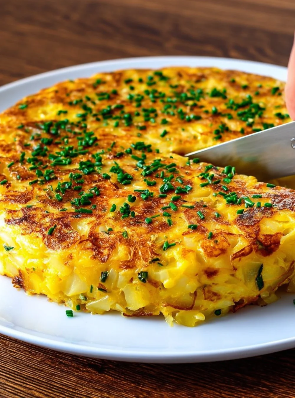 A delicious plate of zucchini and eggs breakfast dish