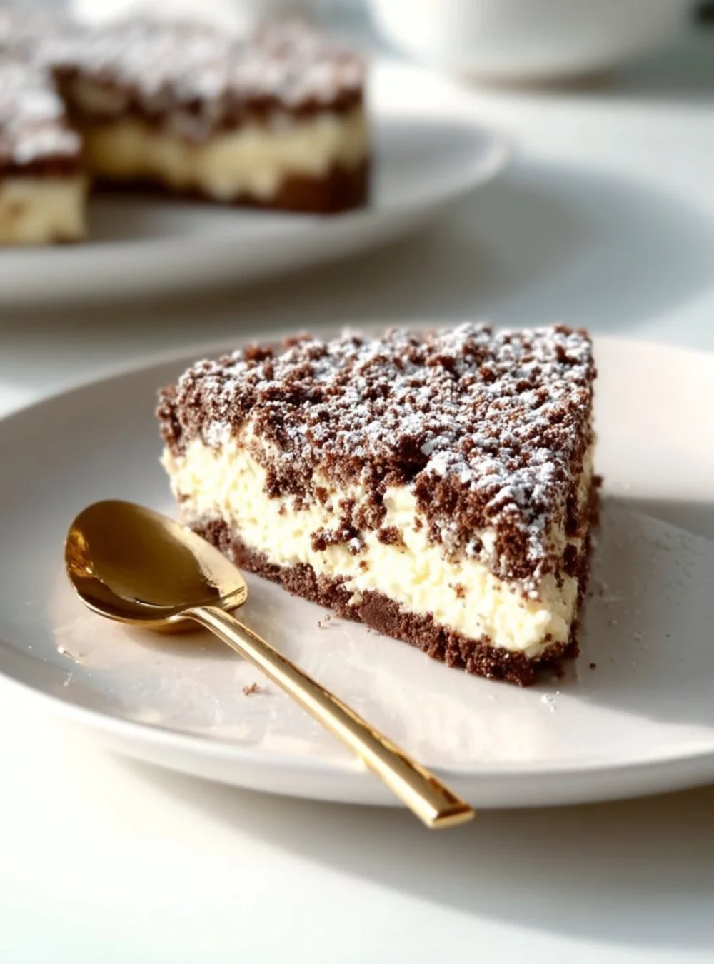 Healthy dietary cottage cheese cake made without flour and sugar