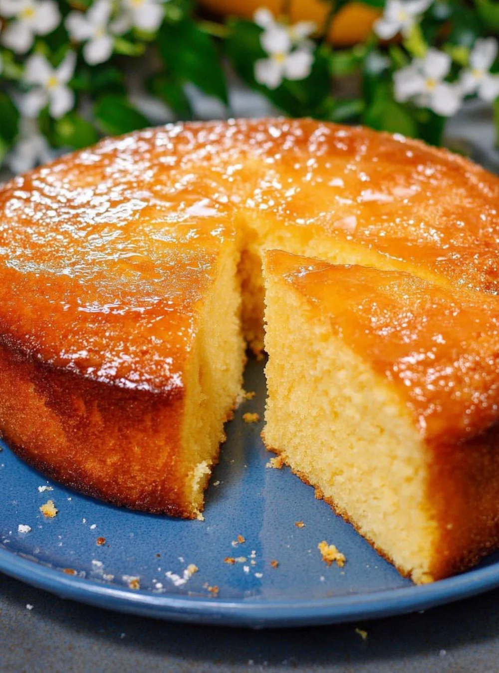 Quick and easy lemon cake ready in 5 minutes