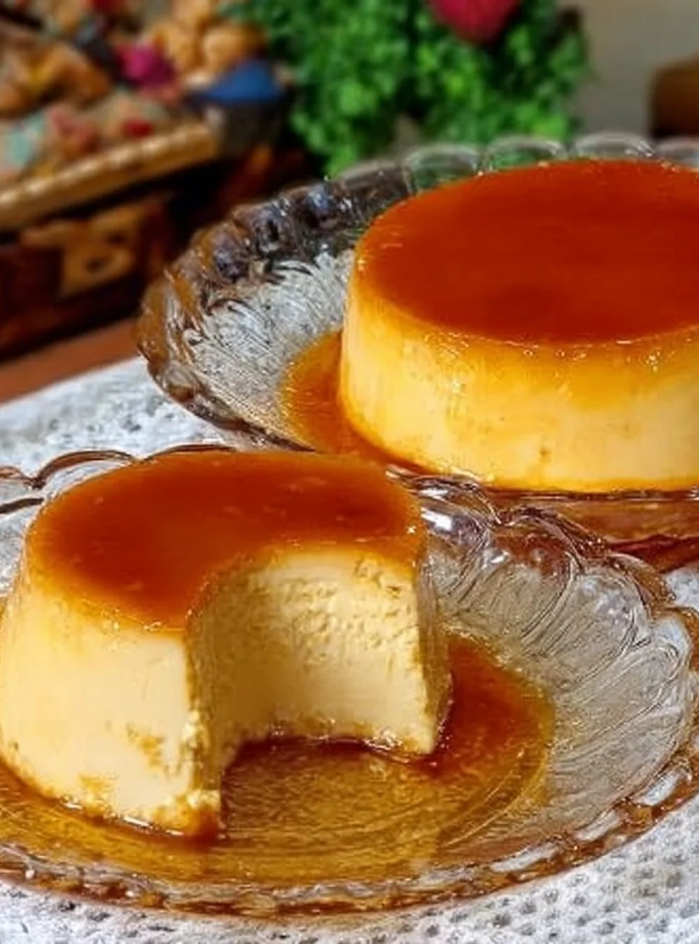 Delicious semolina and milk dessert served in a bowl with a sprinkle of nuts.