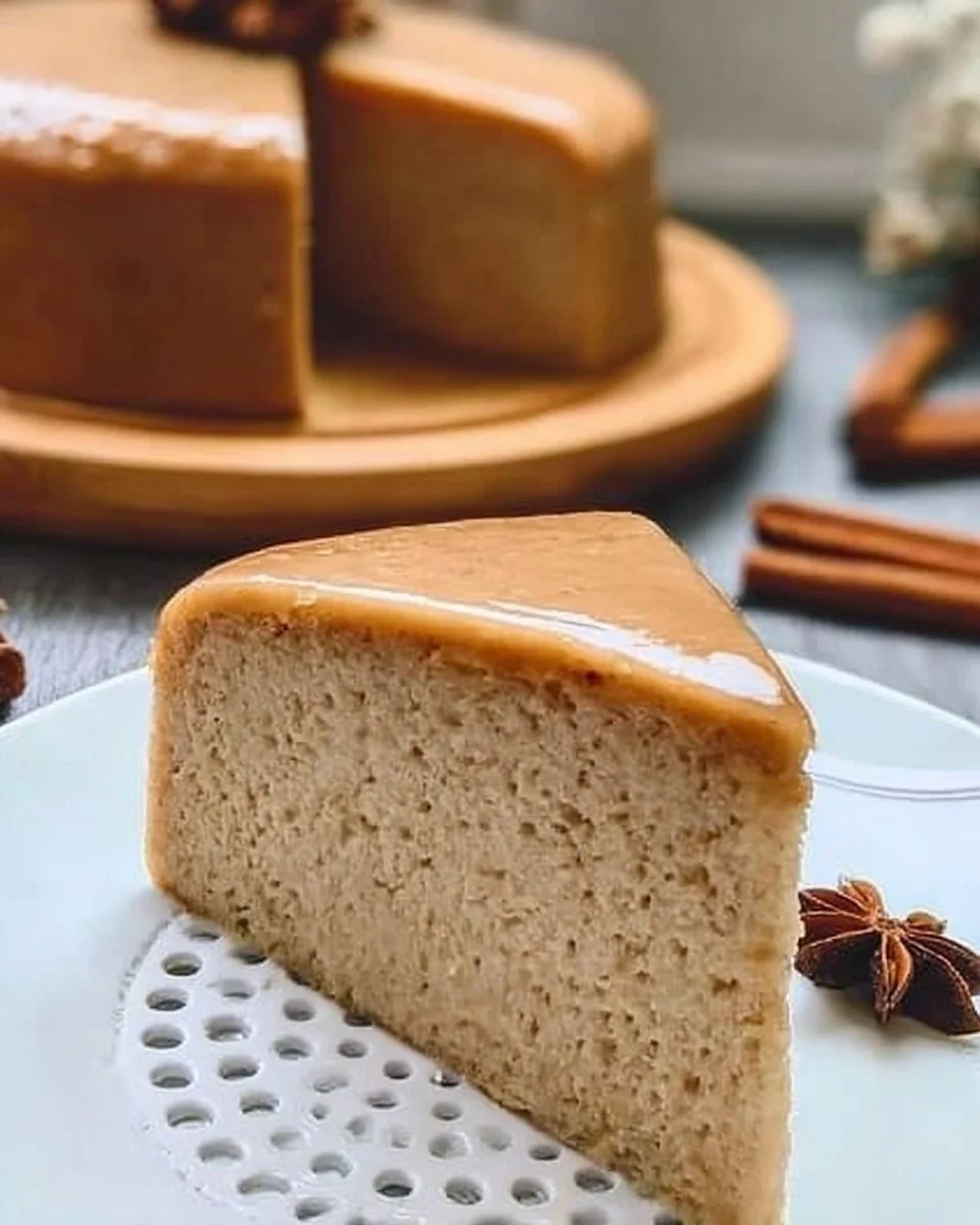 Delicious Spiced Cinnamon Star Anise Cake topped with aromatic spices