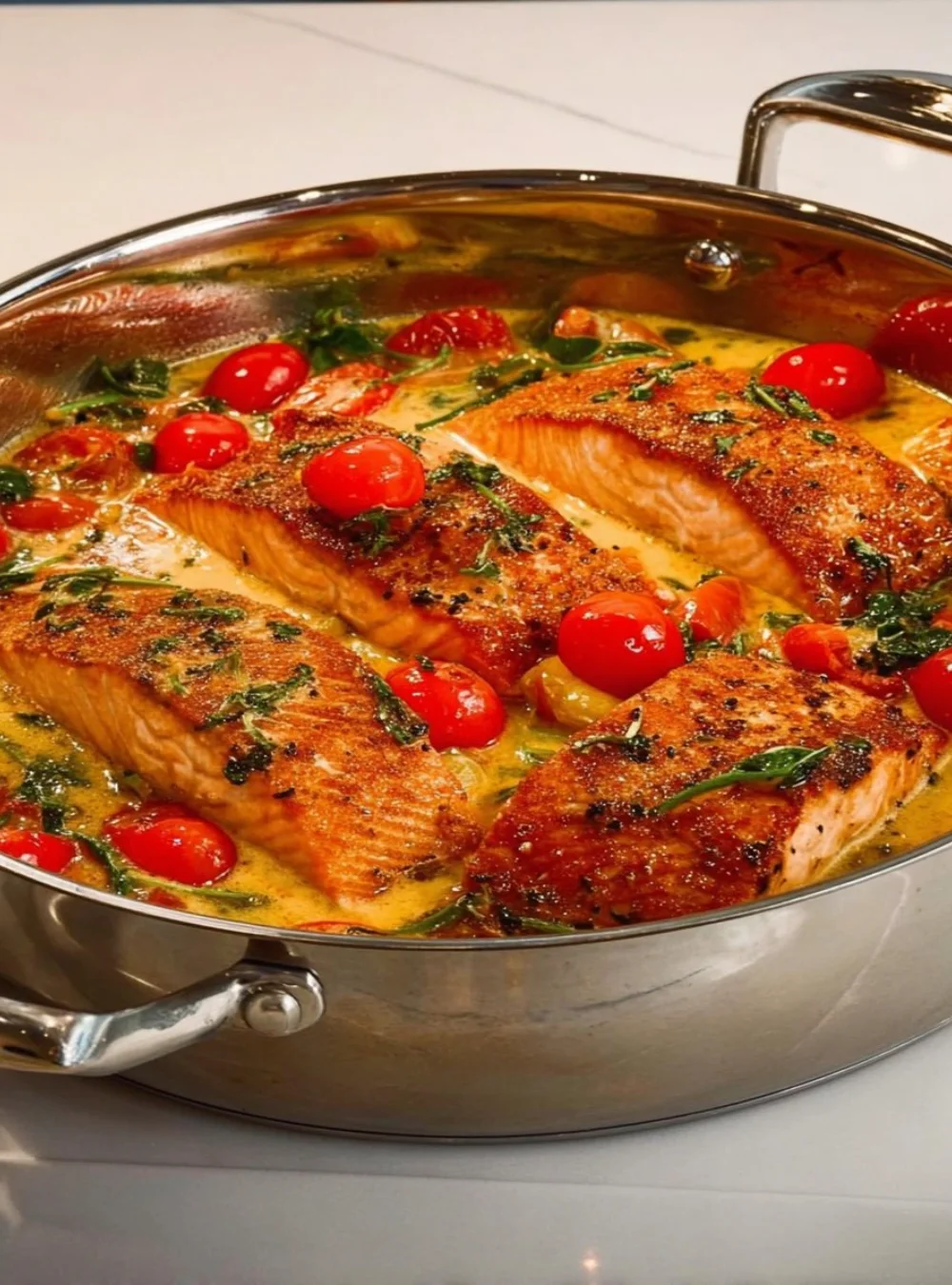 Deliciously cooked salmon on a plate, showcasing the best salmon recipe.