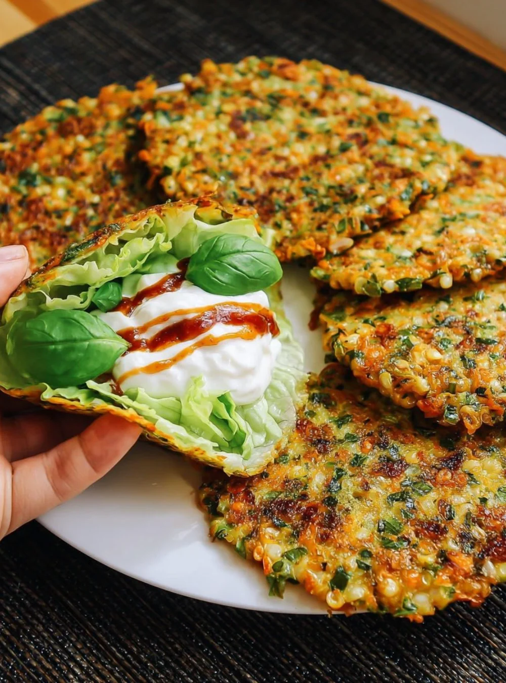 Zucchini and Carrot Casserole baked with cheese and herbs