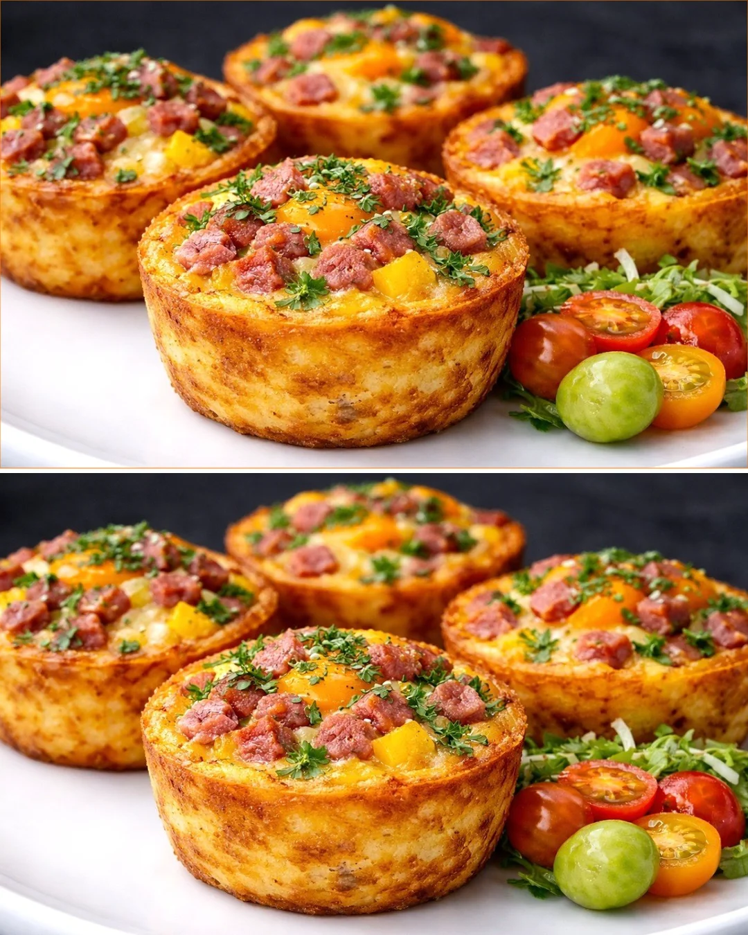 Delicious cheesy bread cups for a quick 5-minute breakfast recipe.