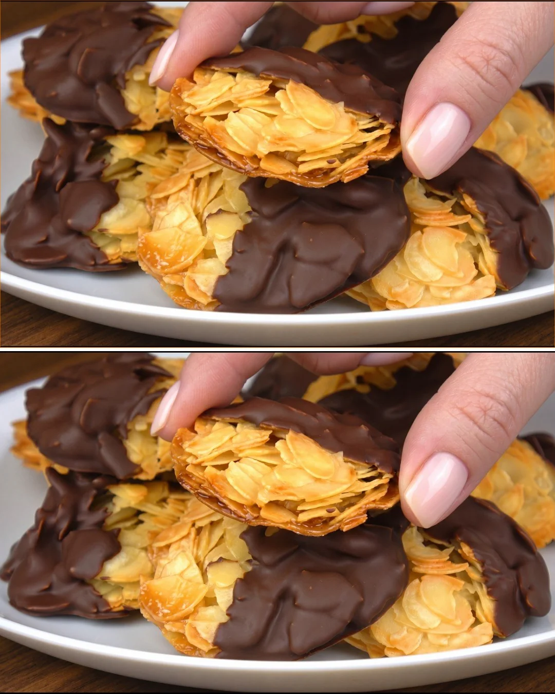 Homemade almond treats made with only three ingredients and no sugar.