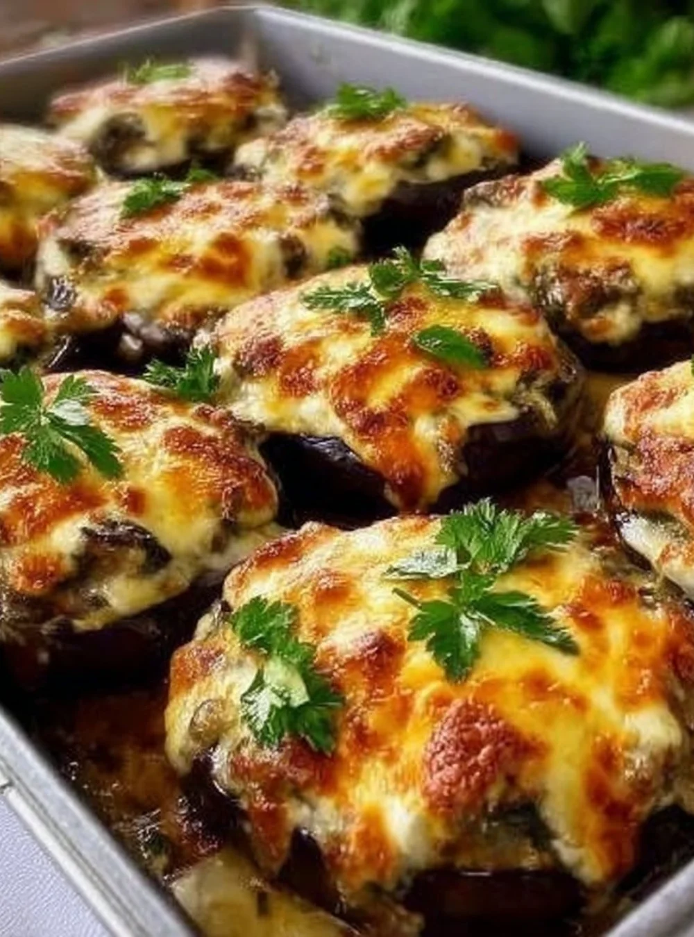 Healthy dish featuring a flavorful eggplant recipe for stable blood sugar.