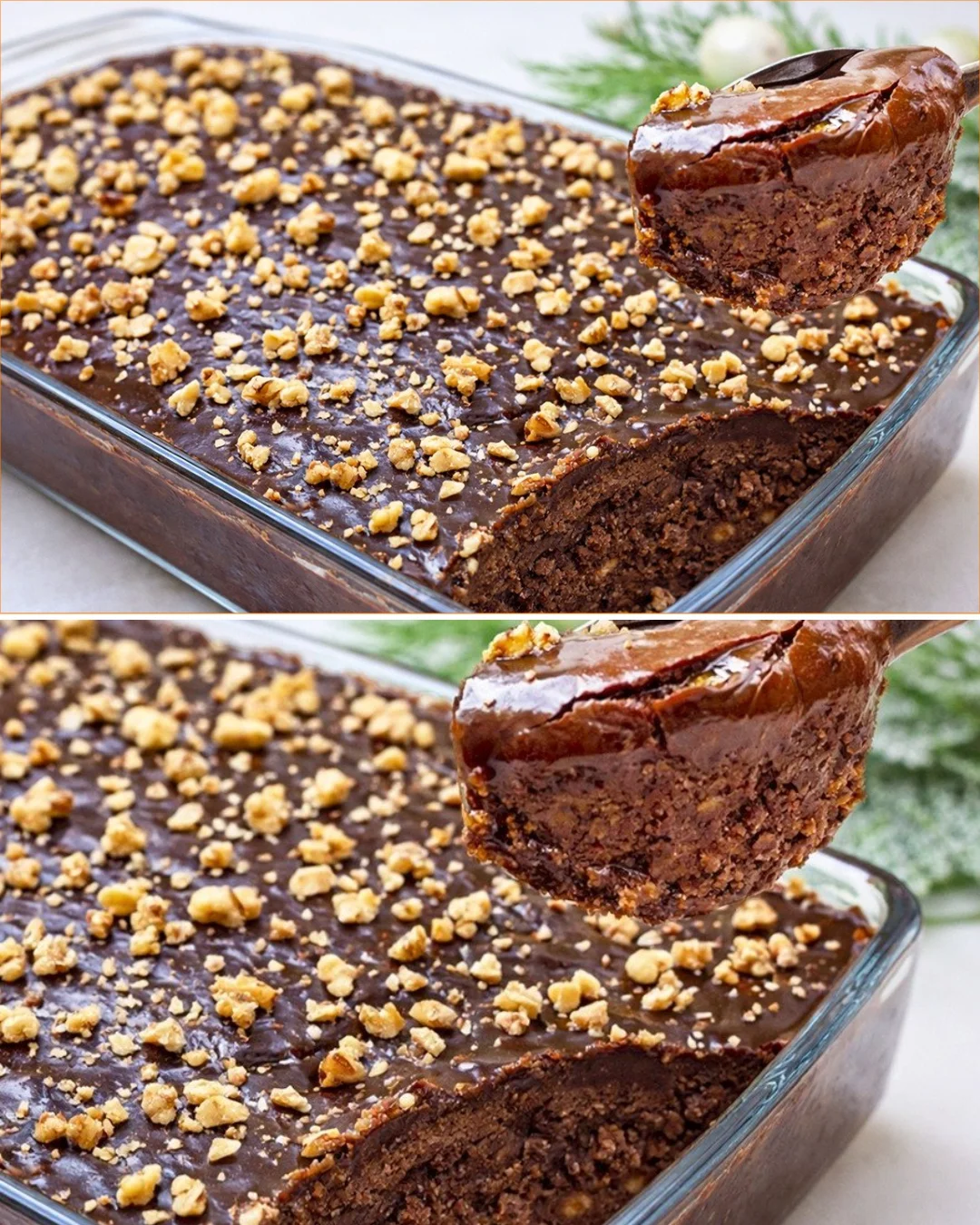 Healthy no-bake brownie made with wholesome ingredients