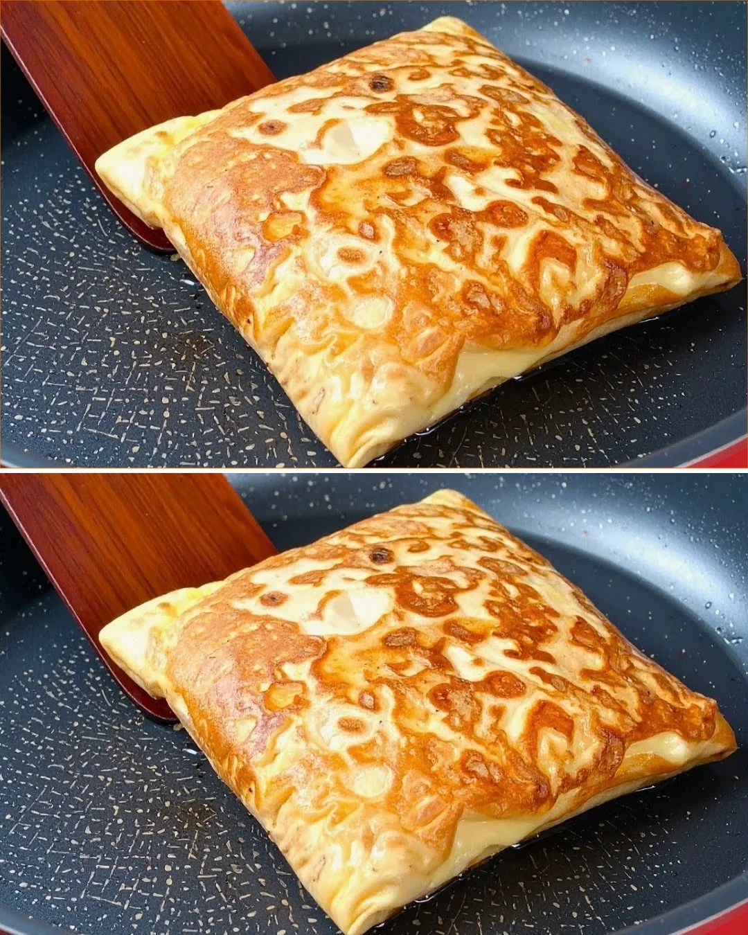 Healthy oats and yogurt flatbread topped with tuna and fresh ingredients.