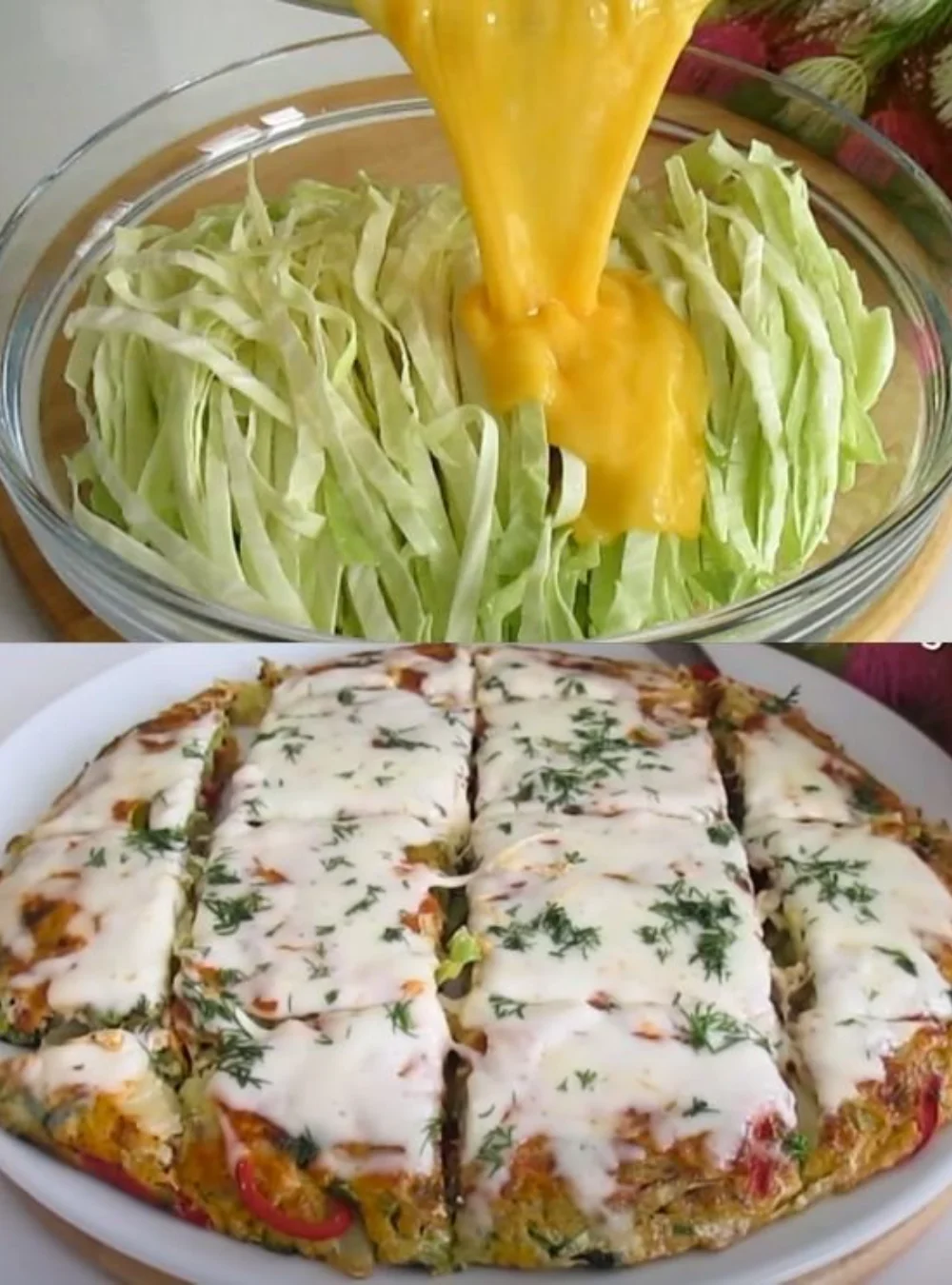 Plate of delicious cabbage recipe, showcasing vibrant colors and textures.