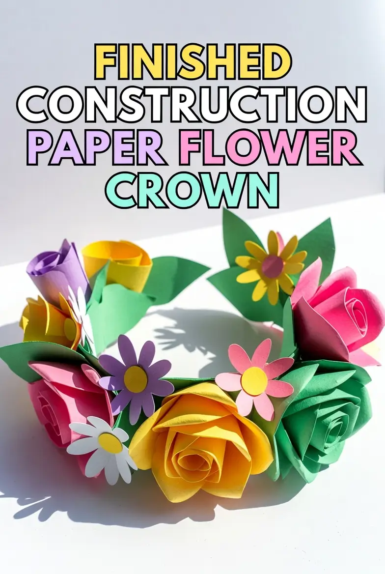 How to Make a Construction Paper Flower Crown: Easy DIY for Beginners