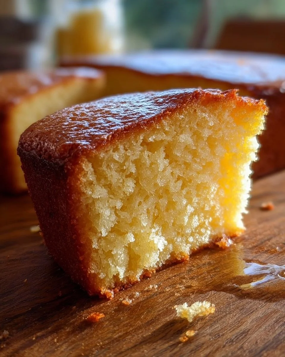 Delicious lemon yogurt cake with a moist texture and bright flavor