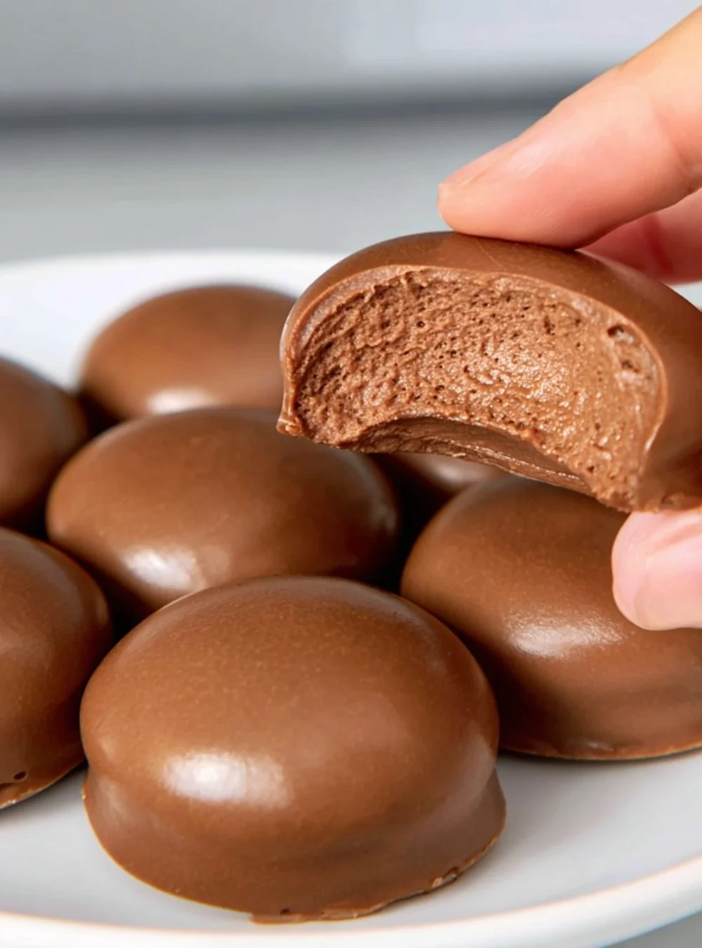 A variety of low calorie dessert options on a wooden table.